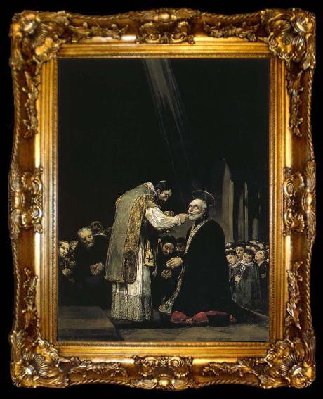 framed  Francisco Goya Last Communion of St Joseph of Calasanz, ta009-2